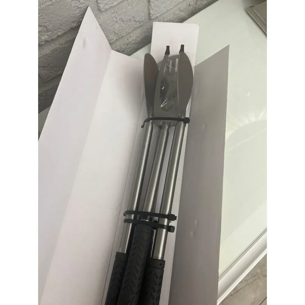 Just Grilling Set Of 3 Stainless Steel Golf Club Style Grill Irons Gift Set